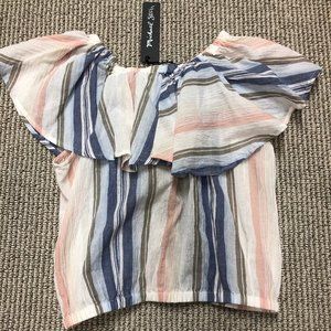 Michael Stars off the shoulder top